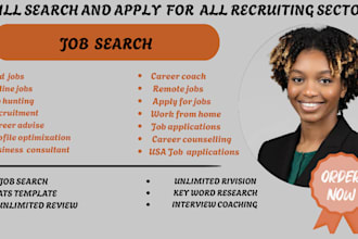 search and apply 100 jobs applications , reverse, recruit ,search and apply jobs