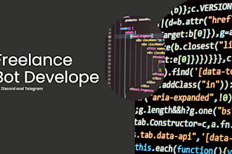 telegram and discord bot development