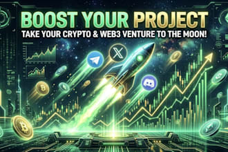 be providing chatter team , mod , kol support to your crypto project