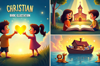 do bible illustration children book design children book illustration story book