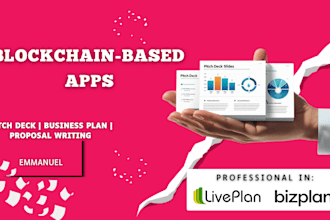create blockchain app whitepaper, deck, business plan for UK, asia, USA investor