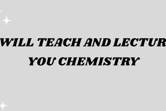 teach and lecture you organic chemistry