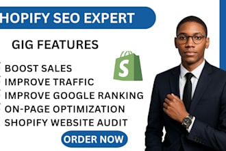 boost your shopify store to google first page with expert SEO