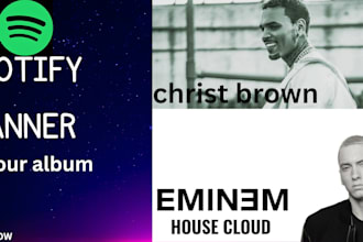 design a spotify banner in 30 minutes