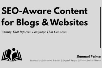 write clear, engaging educational and informative blog posts