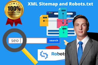 setup google analytics tag manager, search console, XML sitemap, robots txt