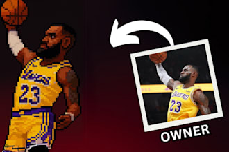 make pixel art potrait character design game pixel avatar animation pixelart