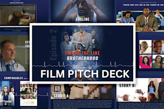 do film pitch deck TV or movie pitch deck film presentation cinematic pitch deck
