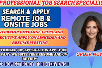 provide professional resume writing service and cover letter