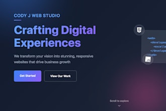 design a clean static website with smart features