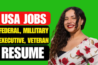 write federal, veteran, military, executive, sales, IT, irs usajobs ats resume