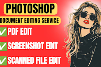 quick and clean photoshop text editing in document and document editing