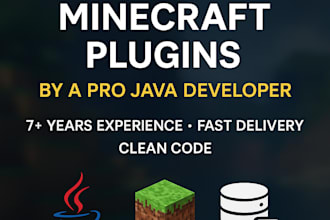 create high quality spigot or paper plugins for minecraft