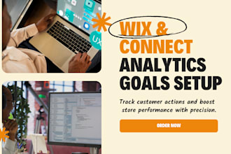 connect your wix store to google analytics and set up goals