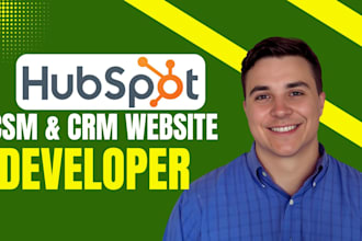 build hubspot website blogs csm CRM hubspot landing pages modules