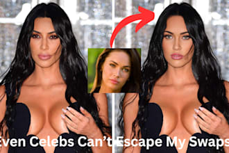 create realistic face swaps in images or short videos