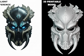 model 3d cosplay 3d armor model 3d helmet sculpt 3d mask cosplay helmet design