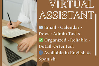 be your reliable virtual assistant for admin tasks