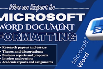 do microsoft word document formatting, book typesetting, layout design for print