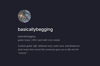 guitar loops for your track