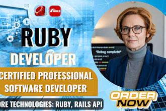 develop full stack ruby on rails web application, ror, react, software developer