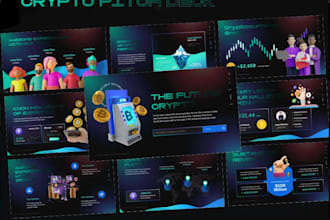 crypto pitch deck ico pitch deck cryptocurrency pitch deck web3 blockchain deck