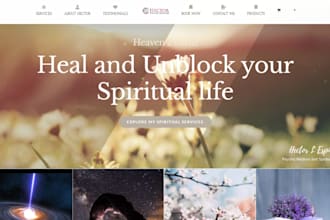 build spiritual wellness shopify store spiritual product store spiritual website