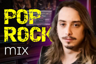 be your pop rock mixing engineer