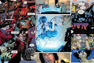 do comic book illustration comic page light novel webcomic strip comic artist