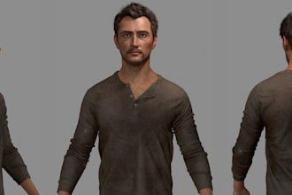 model 3d realistic metahuman digital human avatar daz3d game character humanoid