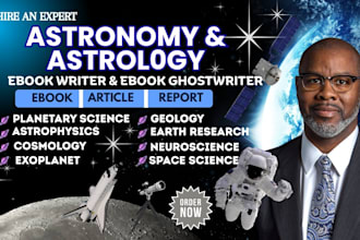 write, astrology, astronomy ebook, report, article, space science astrophysics,