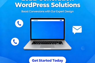 build a custom wordpress landing page for lead generation