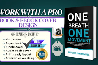 design professional kindle book cover and kdp paperback cover with fast delivery