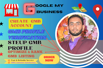 create and setup optimize your gmb account listing on map