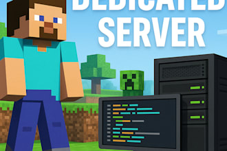 help to setup and host an own dedicated mc server