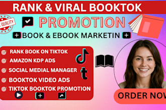viral and rank tiktok book on tiktok booktok bookrank kdp ads ebook promotion