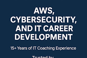coach you in AWS, cybersecurity, devops, and IT career growth