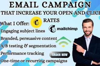 build and manage email campaigns that increase your open and click rates