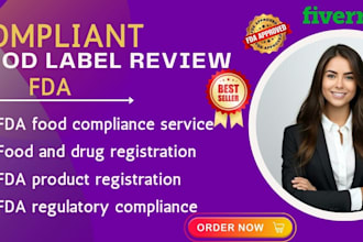 review your food product label for fda compliance