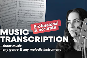 transcribe any melody or solo, any instrument or genre