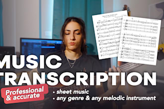 transcribe any melody or solo, any instrument or genre