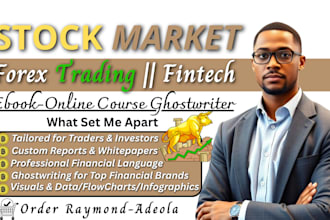 do stock market ebook, fintech, forex trading, crypto, stock blog ebook writer