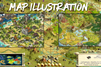 do fantasy map illustration vector map book maps rpg dnd cartography battle map