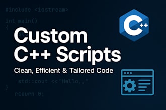 create a custom cpp script for you