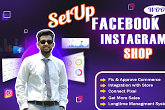 facebook shop instagram shop fix meta pixel  fb shop setup integration