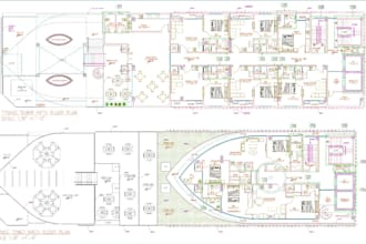 create 2d architecture floor plan steel structure in autocad