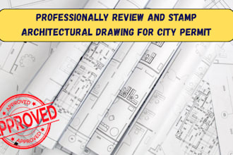 do pe stamp review, seal chicago architectural drawings in USA for city permit