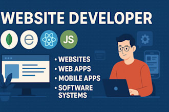 build or rebuild website, website development as full stack web developer