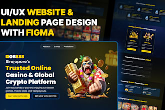 design a figma landing page, sales funnel, and website UI UX