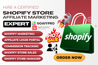setup shopify affiliate marketing goaffpro uppromote refersion affiliate program